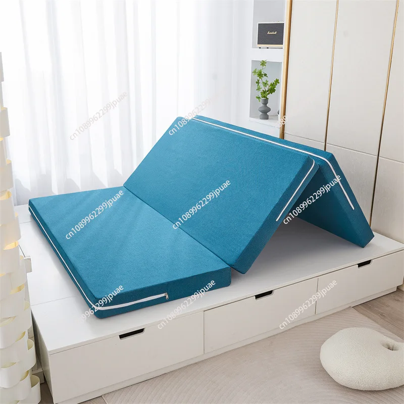 Folding Mattress, Tri-fold Memory Foam Mattress with Washable Cover, Play Mat, Foldable Bed