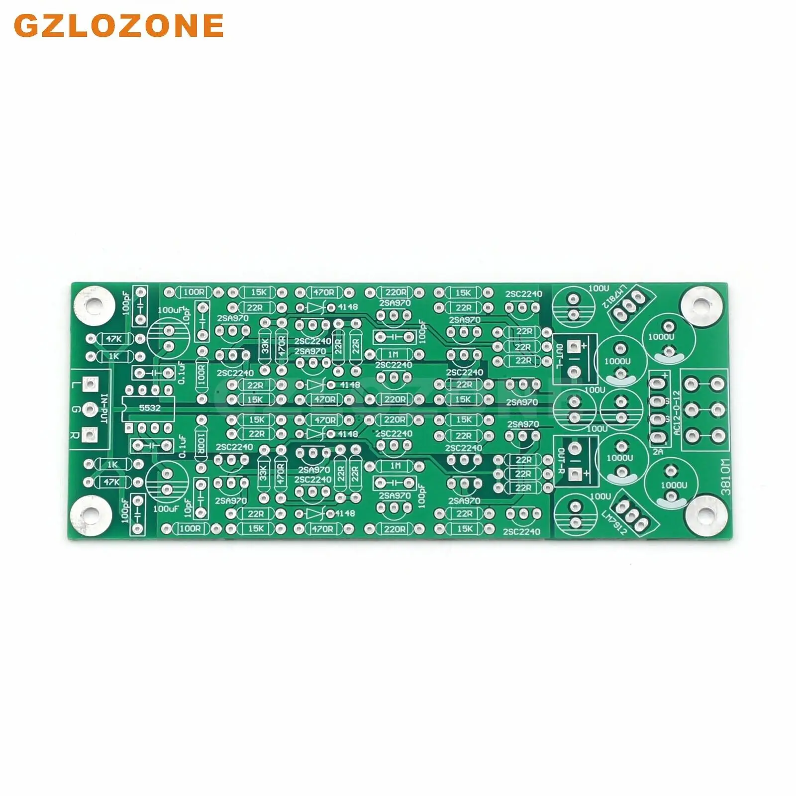 

C3810M Stereo Preamplifier Board Bare PCB Base On Accuphase Preamp Line (B6-27)