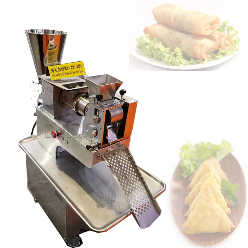 Gyoza Spring Roll Empanada Samosa Making Machine Automatic Samosa Maker Stainless Steel Dumpling Wrapper Machine