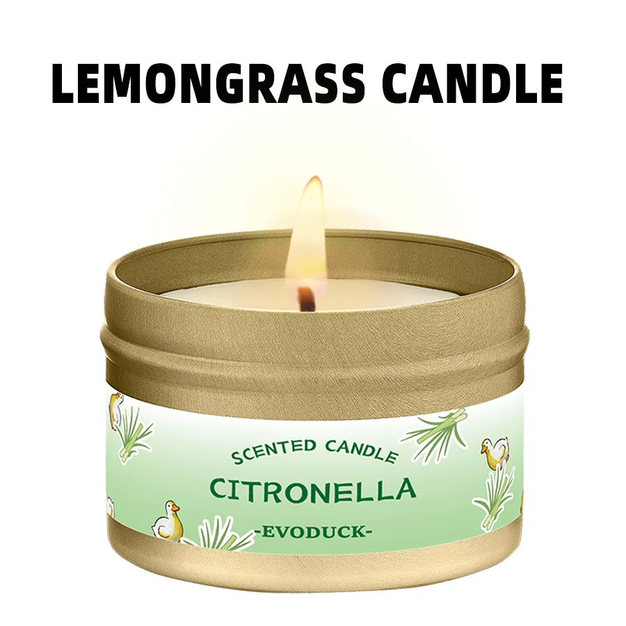 Bougie à la citronnelle pour l'extérieur, bougie parfumée à la citronnelle fraîche pour la cour, le 