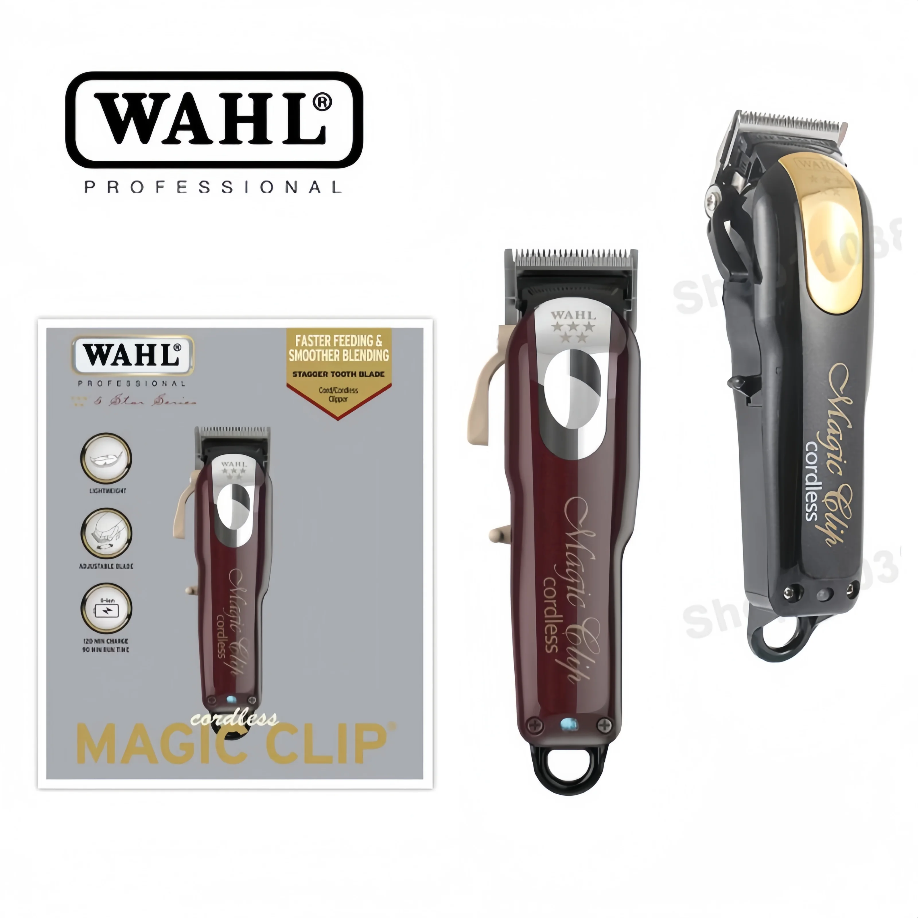 Original Wahl 8148 Cordless Magic Clip Clippers Hair Clipper Hair Shaver Trimmer Grooming Tool Hair Cut Limited Edition