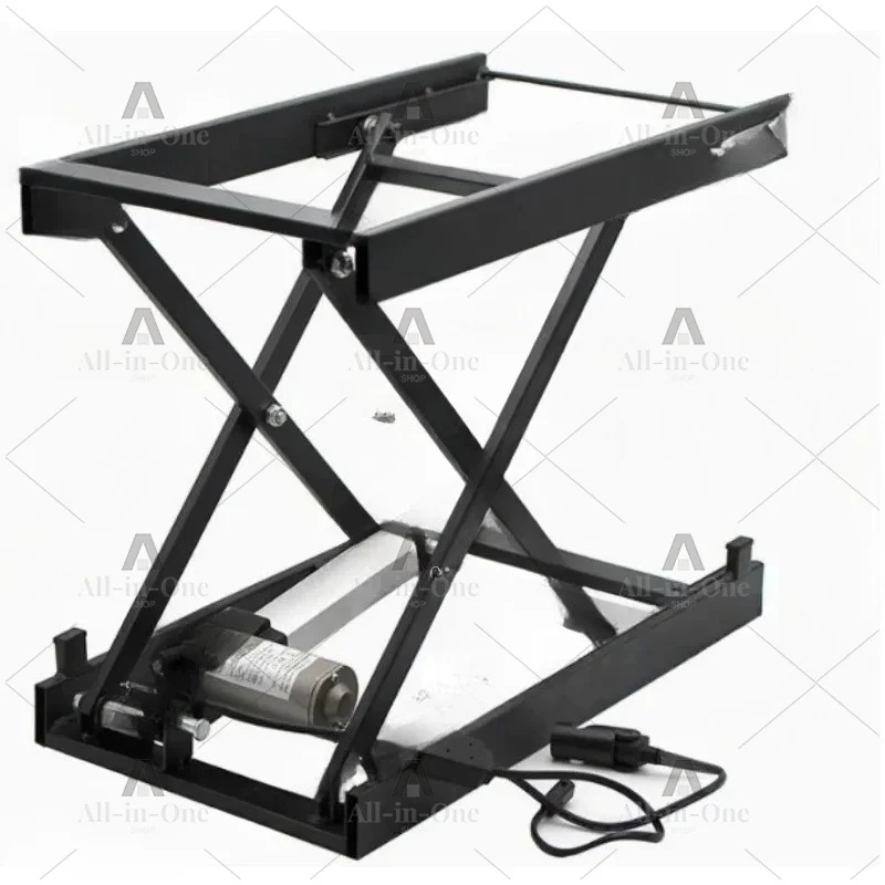 24V electric lifting hardware set with wired remote control, iron folding frame for adjustable coffee and dining tables