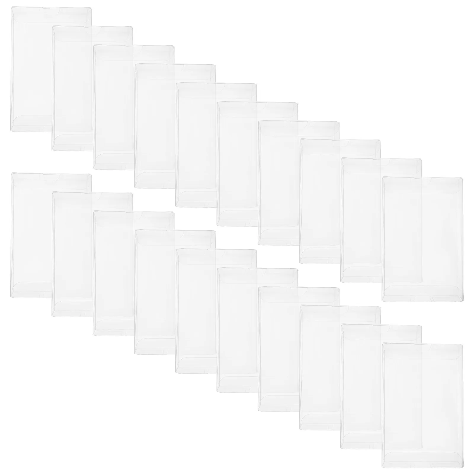 20Pcs Magnetic Tape Protector Clear Cassette Cases Vintage Storage Organizer Dustproof Mixtape Collection Archival