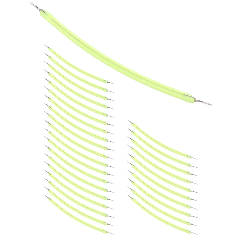 LICE-30PCS 3V Ultra Slim LED Filamento Flexível 60Mm Peças de Lâmpada Retro LED Diodo Filamento de Iluminação