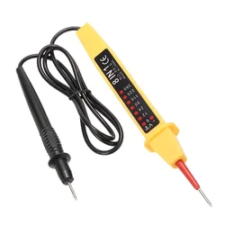 Testeur de tension 8 en 1 pour voiture, stylo de test automatique, détecteur d'instruments électriques, AC, DC, 6-380V, haute qualité