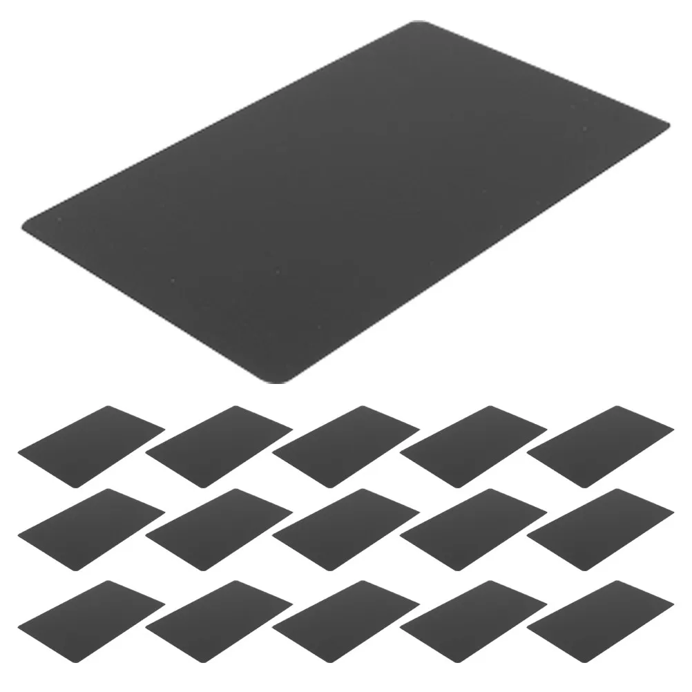 

100 шт. заготовок для металлических визиток из алюминия, для гравировки и печати, персонализированные именные карты, металлические карты для самостоятельного изготовления