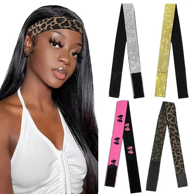 

3pcs Adjustable Lace Melting Band For Wigs Edge Wrap To LayEdges .Wigs Supplies, Edge Laying Band, Sports Headband