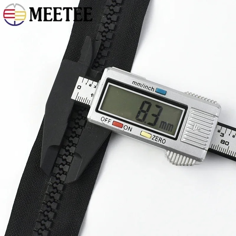 1-6 م م ميتي 10 #   سحاب من الراتنج مع مزلقات مزدوجة لخياطة الخيام الخارجية بسحاب قفل مجموعات إصلاح الملحقات DIY