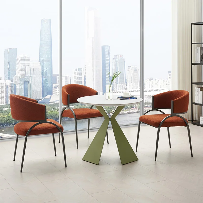 

Restaurant Dining Chairs Office Balcony Nordic Conference Pedicure Minimalist Lounge Chairs Waiting Library Silla Furniture