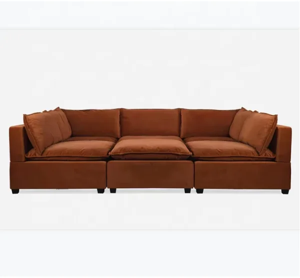 New Design Fashion Comfortable Modern Fabric Sofa Modular Sectional Sofa