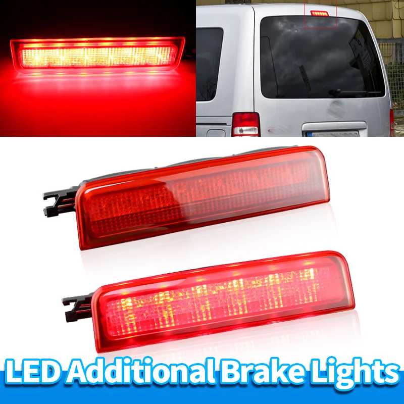 

1 шт. светодиодный третий стоп-сигнал для VW Caddy MK3 MK4 2004-2020 стоп-сигнал высокого уровня 2K0945087C 2K0945087G 2K0945087A третий стоп-сигнал