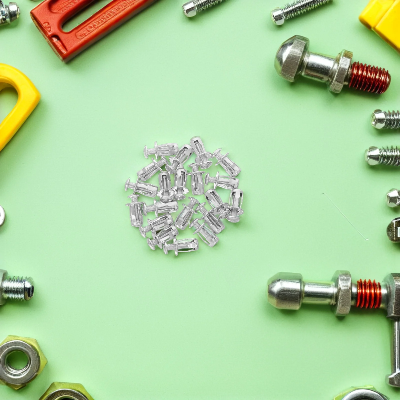 

Expansion Fastening Screws Nuts Concrete Wall Bolts Hollow Silver Carbon Steel Expanded Petal
