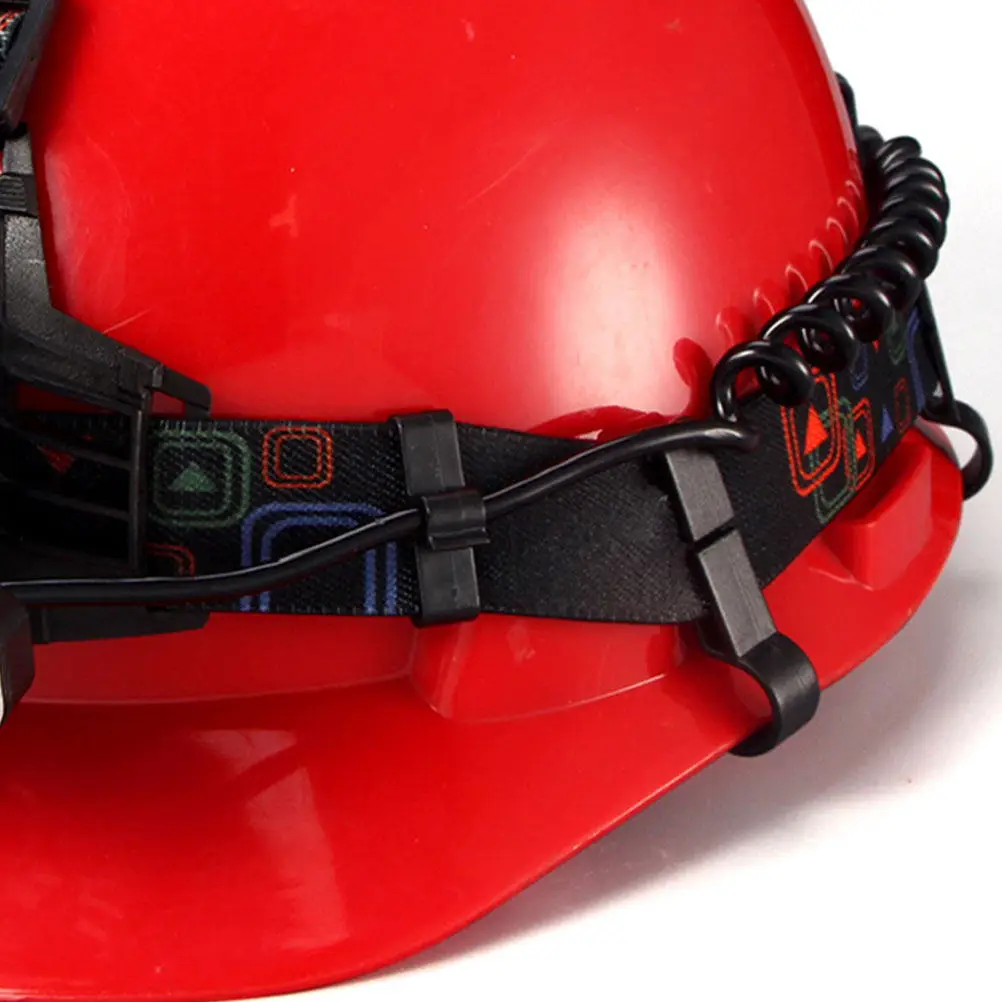 60Pcs Headlamp Clips Light Anti-Slip Hard Hat Holder Full Brim Hard Hat Accessories Stable Light Clips for Safety
