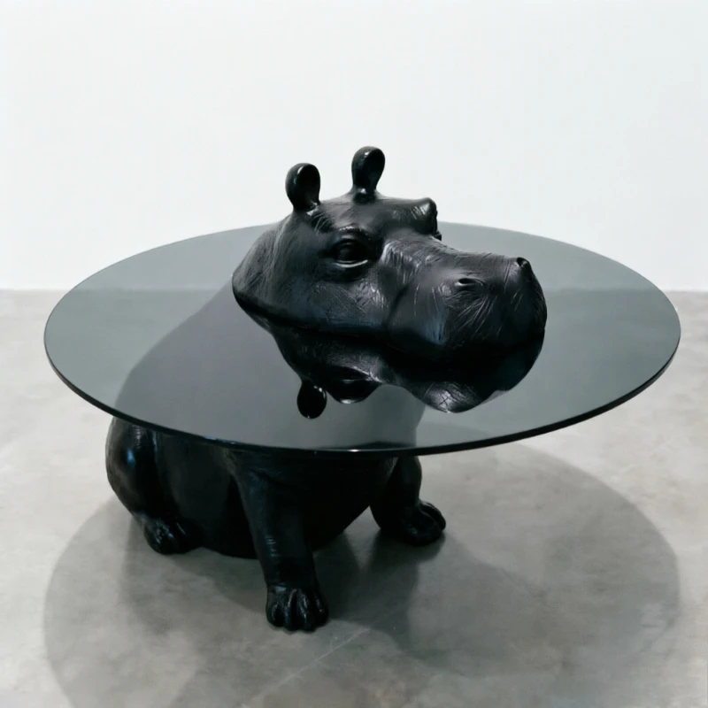 

Unquie High Quality Coffee Tables Luxury Black Large Floor Center Tea Table Living Room Bauhaus Stolik Kawowy Furniture For Home