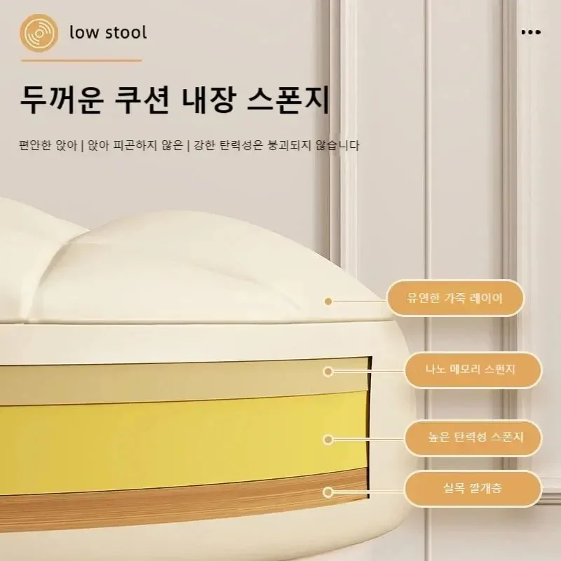 مقعد دوار للأطفال بعجلات عالمية - مقعد تغيير الأحذية الفاخر متعدد الوظائف، موفر للمساحة وأنيق #3