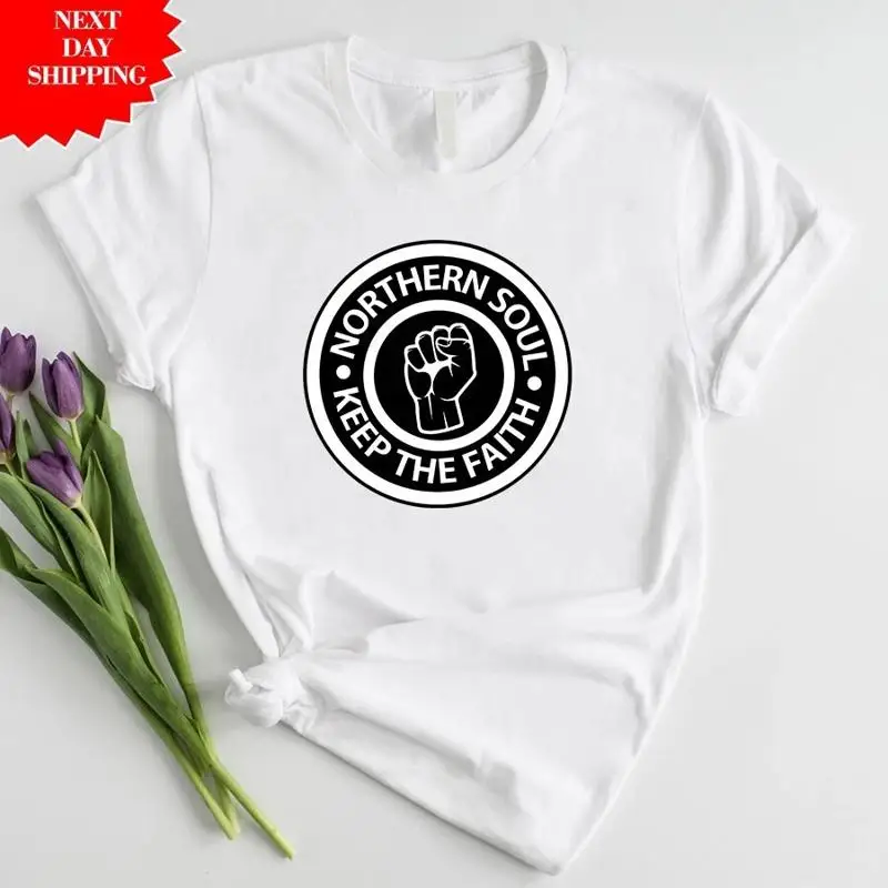 Northern Soul Keep The Faith Logo T-Shirt