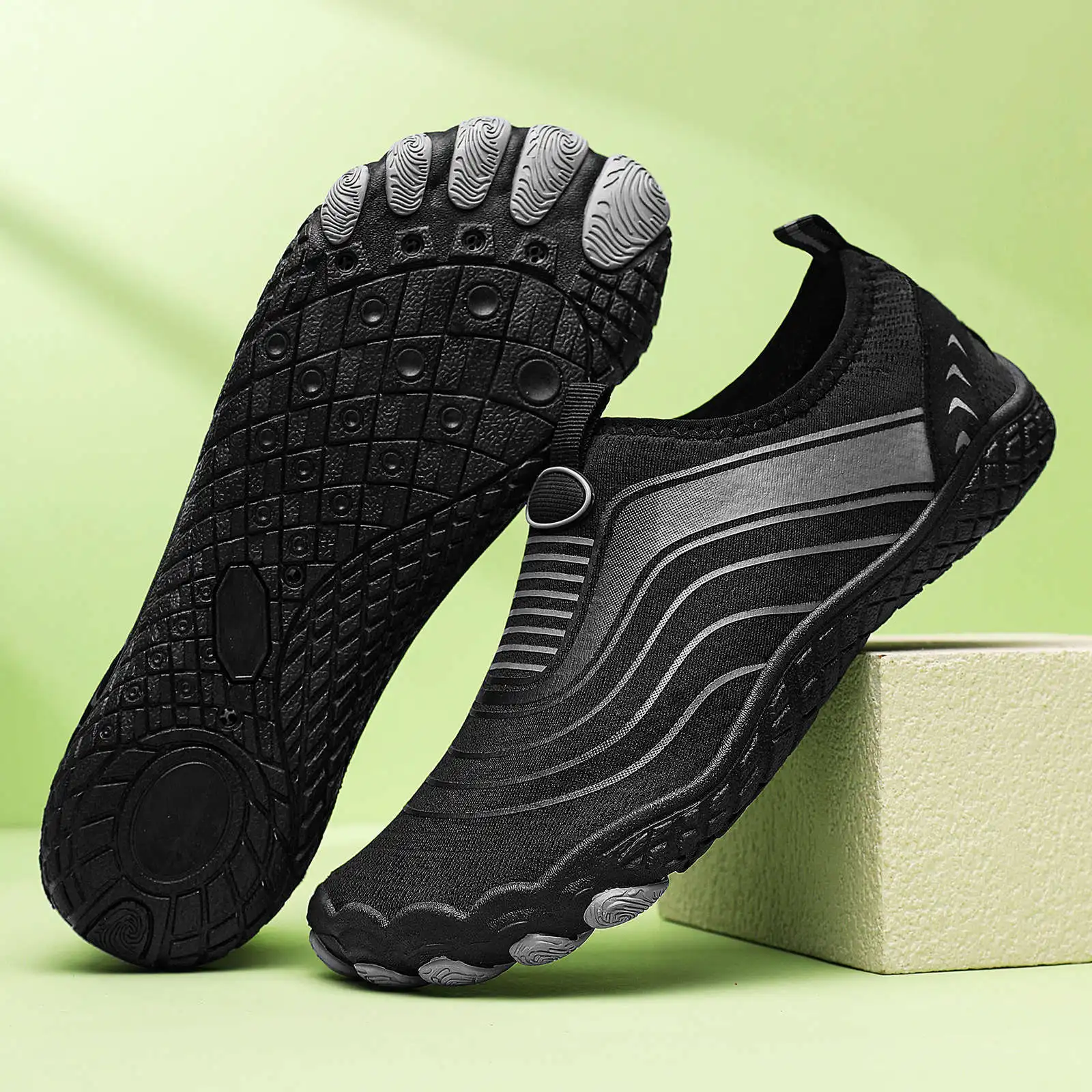 New couple creek walking shoes indoor sports wide last men's light and quick-drying swimming wading shoes women's outdoor wading