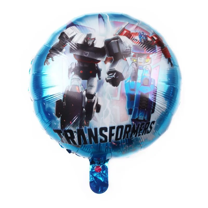 Boys Birthdaty Party Decoration Balloons Set Transformer Latex Foil Globlos Optimu Prim Party Balloon Bubble Bee Baby Shower Dec