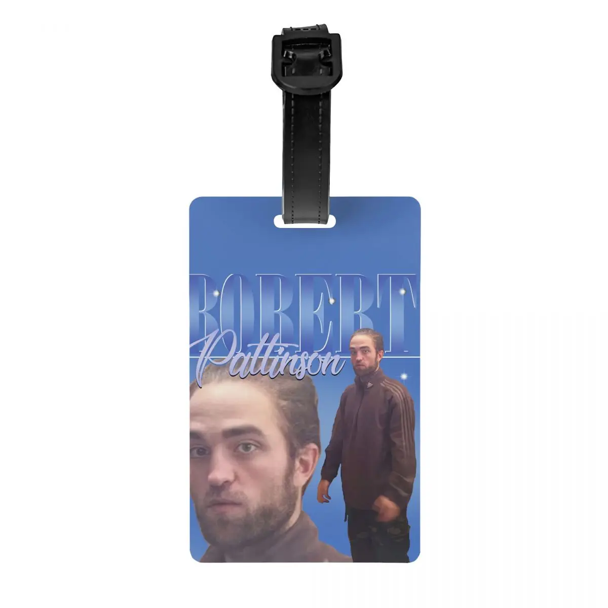 Custom Funny Robert Pattinson Staande Meme Bagagelabel Privacy Bescherming Rob Bagagelabels Reistas Labels Koffer