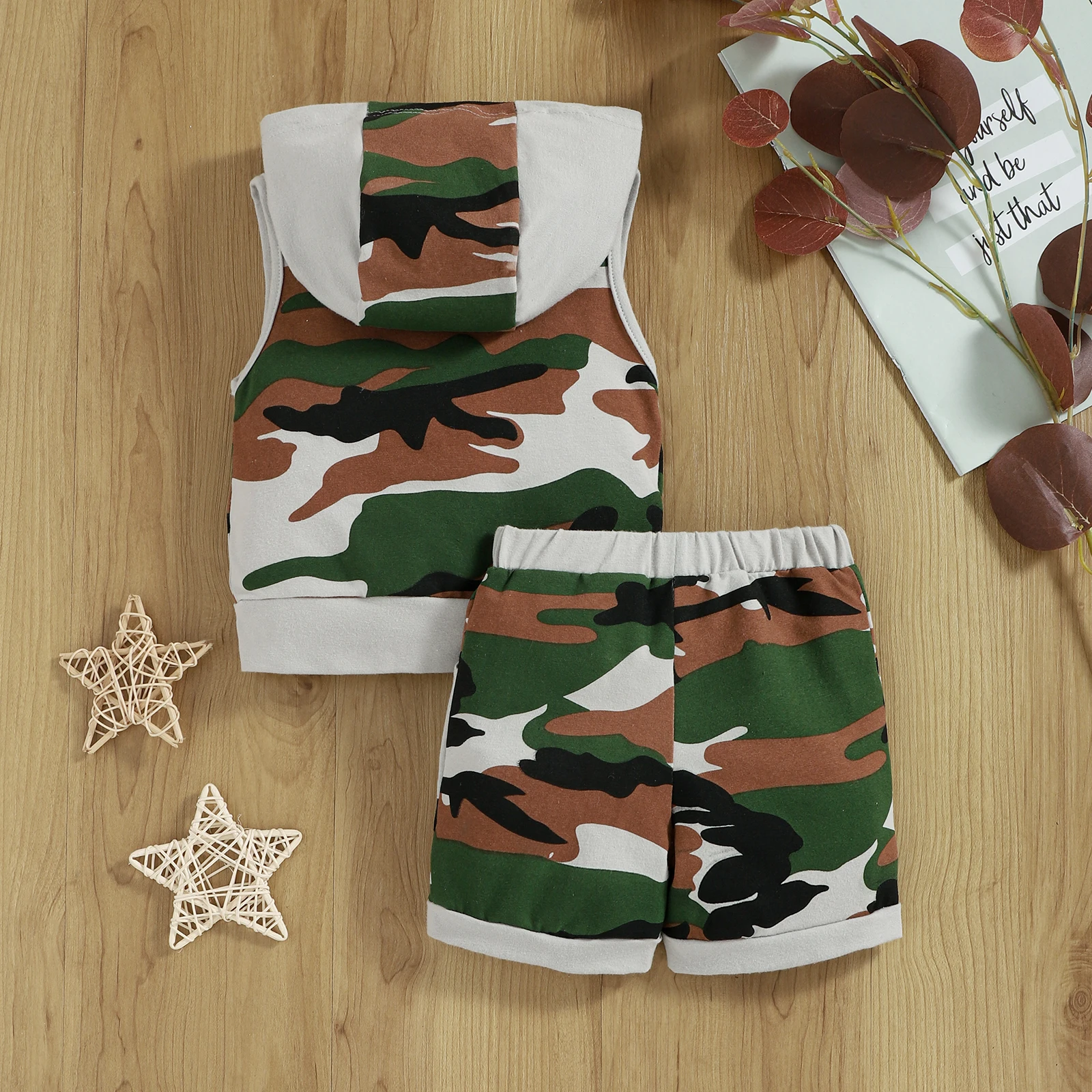 Boys Camouflage Two-Piece Set 