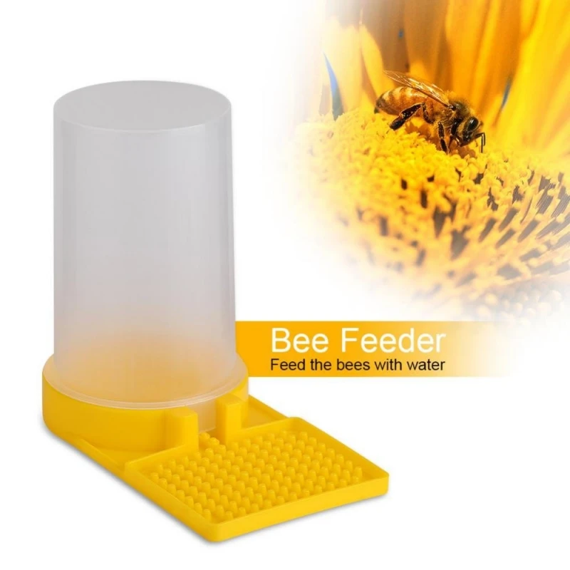 Bee Drinking Water Waterer Feeder Beekeeping Honey Bee Feeders Watering Bees Tools Supplies Feeding Plastic Bee Drinker Tool