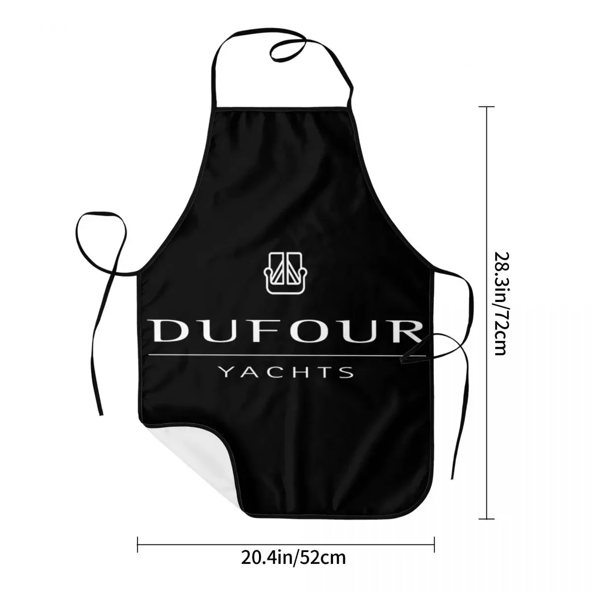 Dufour Yacht Apron Chef Cooking Baking Tablier Sleeveless Bib Kitchen Cleaning Pinafore for Women Men Gardening