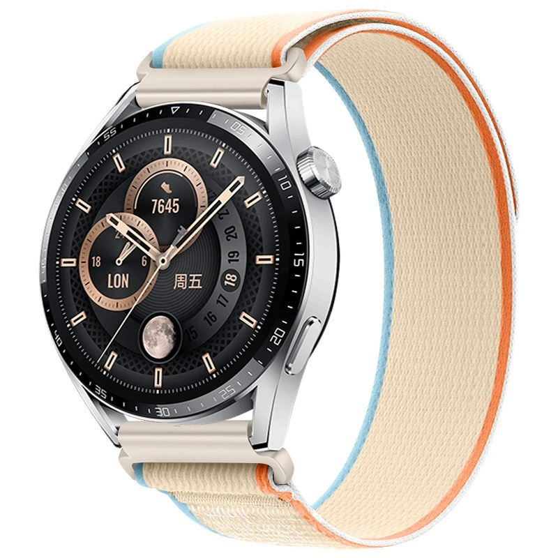 

Rugged Trail Loop Watchband For Galaxy Watch 7/6（18/20/22mm) Wear-Resistant with Secure Magic Tape Closure Rugged Wear-Resistant