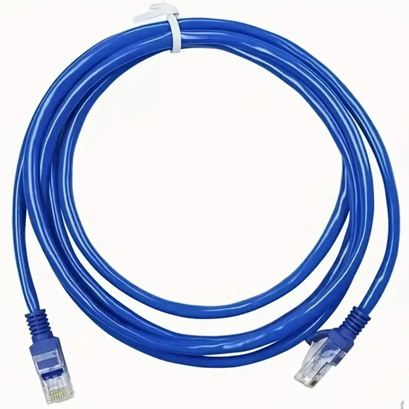 [كابل Cat5e عالي السرعة] كابل إيثرنت Cat5e عالي السرعة |   8 سنون ذكر إلى ذكر للاستخدام المنزلي والمكتبي