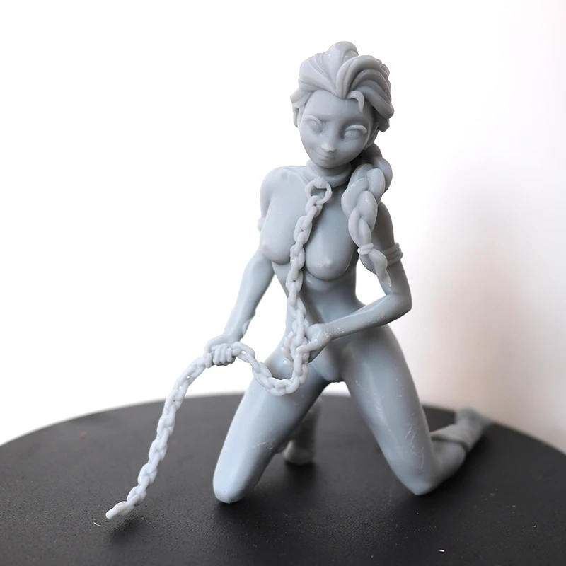 80mm Resin Model Kits Sexy Girl Figure Unpainted No Color RW-441
