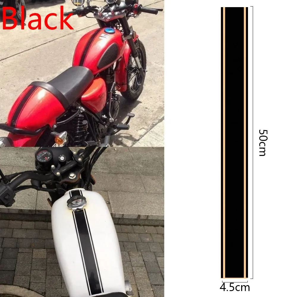 50cm Hot Vinyl Decoration Stripe Decal Motorcycle Sticker Pinstripe Tank Cowl For Cafe Racer