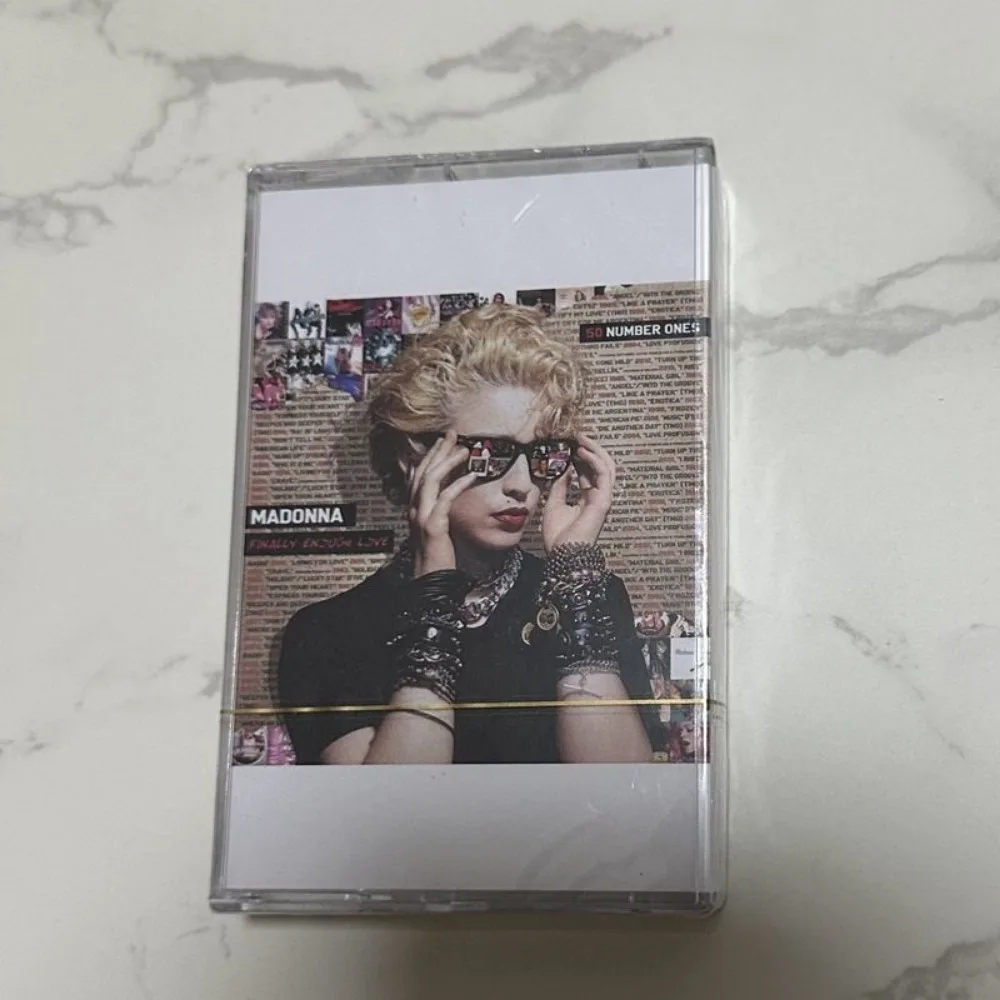 

Brand New Sealed Cassette Tape Madonna Greatest Hits with Lyric Book Vintage Pop