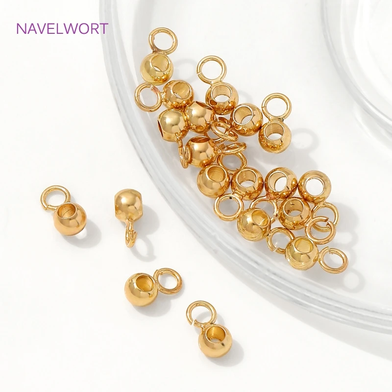 20/40 Stück KC goldfarbene Bügelperlen-Anschlüsse, Bailes für Schmuck, Bügel für Anhänger, DIY-Halsketten-Schmuckherstellungszubehör – Detail 30