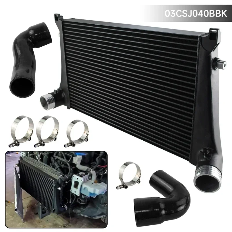 70MM Intercooler Kit Competition For VW GTI MK7 Golf R Audi A3/S3 Skoda Superb 3V Seat 1.8T 2.0T TSI Black/Blue/Red