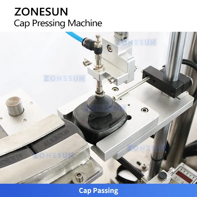Picture 6: ZONESUN ZS-VTYG02S High Speed Bottle Cap Pressing Machine Coffee Powder Seasoning Jar Capper
