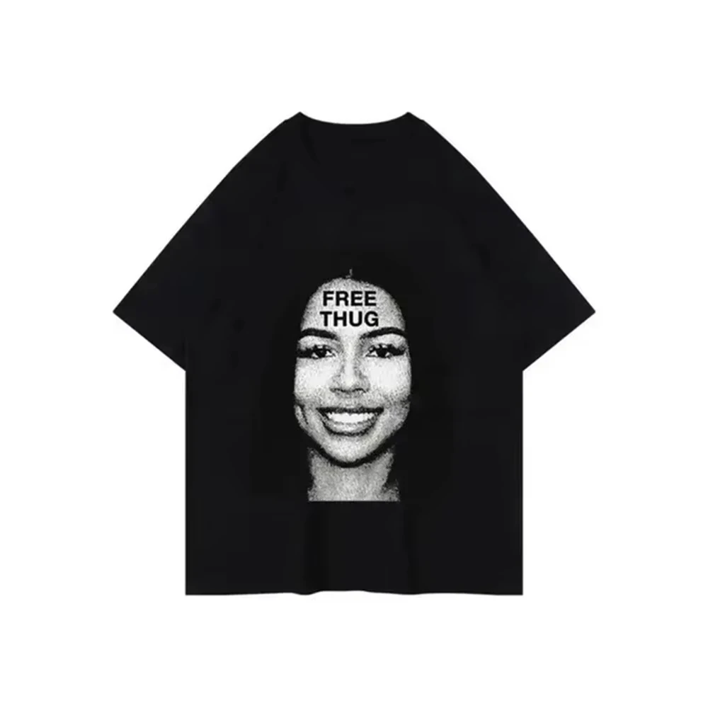 

2026 женская одежда, футболка Femme Camisetas Mujer, футболки для женщин Young Thug Slime, рэпер с принтом, одежда Harajuku Y2k