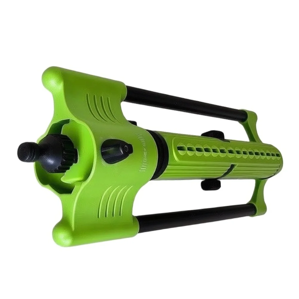 18 Hole Sprinkler Green Oscillating Sprinkler Uniform Water Distribution Swivel Design Abs Aluminum Construction