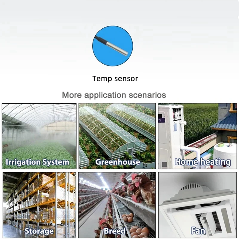 Tuya-interruptor inteligente Zigbee con Sensor de temperatura, contacto seco pasivo, relé Zigbee, funciona con asistente doméstico