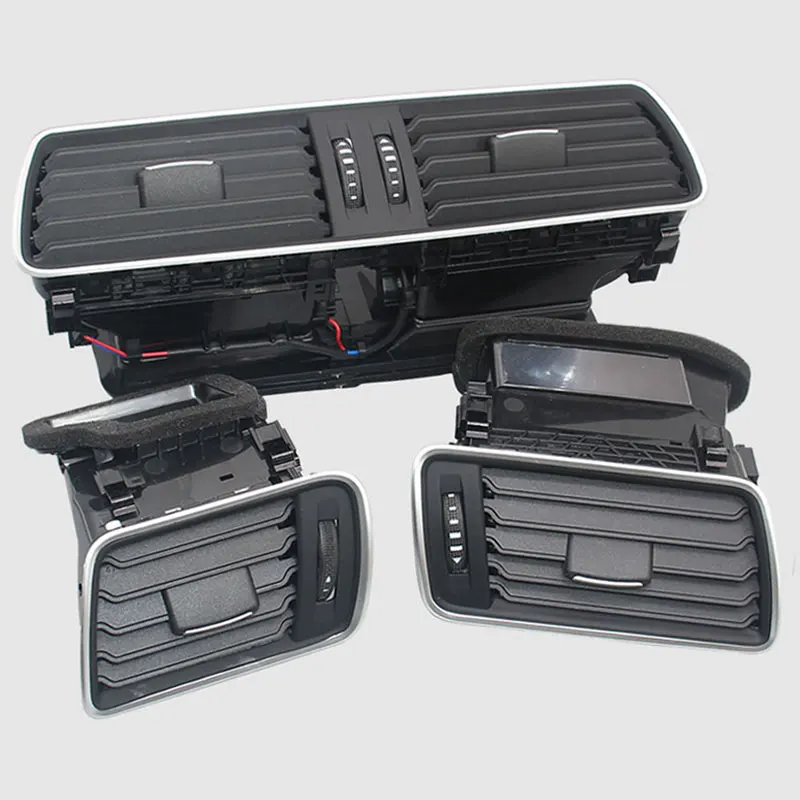 Подходит для Passat B6 B7 Cc 2007-2015, воздуховыпускное отверстие для приборов, центральная консоль, розетка для кондиционера, решётка для подогрева холодного воздуха 3Ad 819 701A 3Ad 819 702A 3Ad 819 728