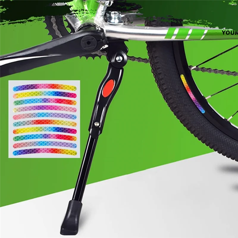 

B48B-Center Bracket Kickstand Aluminum Adjustable For Bike Stand For Bicycle 24" 26" 27.5" 29" Cycling