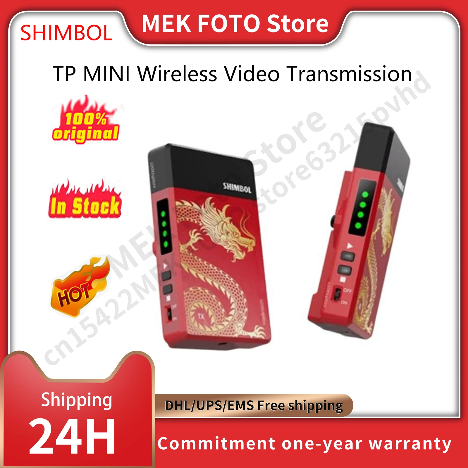 SHIMBOL TP MINI Wireless Video Transmission System 1080P HDMI-compatible Image Transmitter Receiver for Videographer Filmmaker