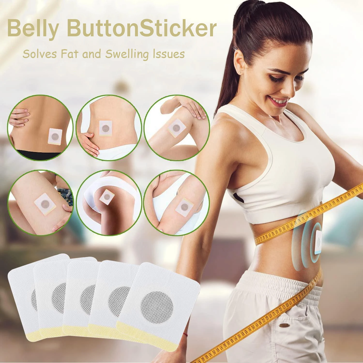 

12/24/60pcs Slimming Patch Fat Burning Weight Loss Body Care Suitable for Thin Shoulder Neck Knee Arm Belly Leg Shaping Sticker