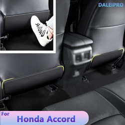 For Honda Accord 11th 2023 2024 Car Seat Cover Seat Backs Anti Kick Mat Protector Pad Microfiber Leather Protection Cover