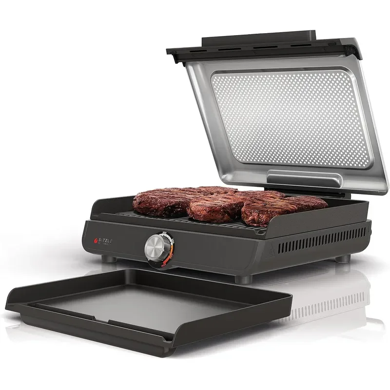 Ninja Griddle and Indoor Grill, 14’’, Electric Grill, For Steak, Burgers, Salmon, Veggies, and More, Pancake Griddle,