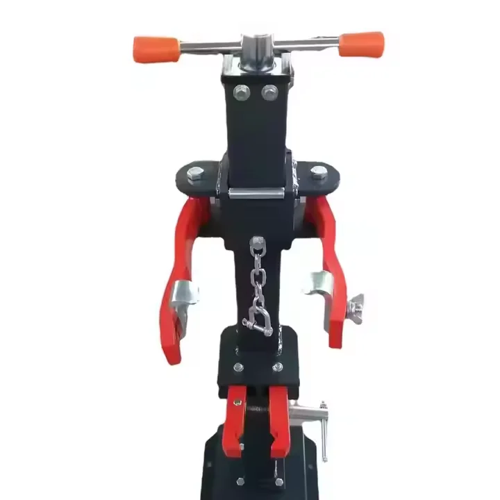 Car Shock Absorber Spring Disassembly Tool Screw Type Floor Mounted Strut Coil Spring Press Compressor