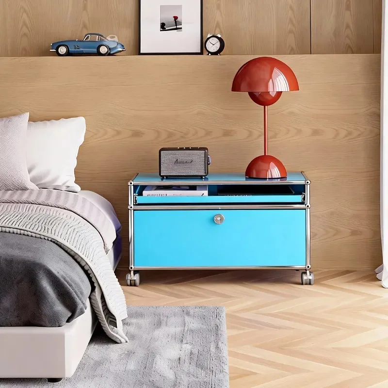 Bedside table Bedroom storage cabinet Living room sofa side cabinet Modular removable cabinet
