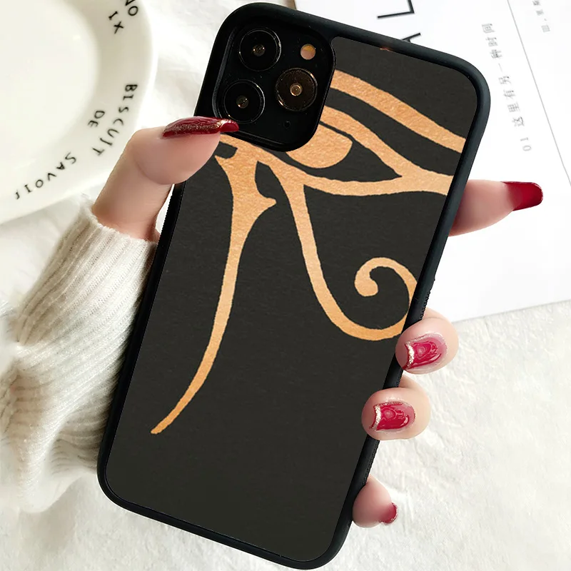 5 5S SE 2020 Phone Cover Case for iPhone 6 6S 7 8 PLUS X XS XR 11 12 13 MINI 14 PRO MAX Rubber Silicone Egyptian Art Design Gel