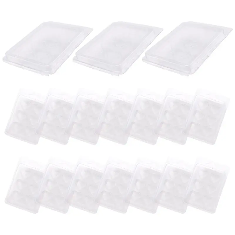 

Формы-ракушки для восковых свечей SEWS, контейнеры-ракушки для восковых свечей в форме сердца для восковых свечей без фитилей