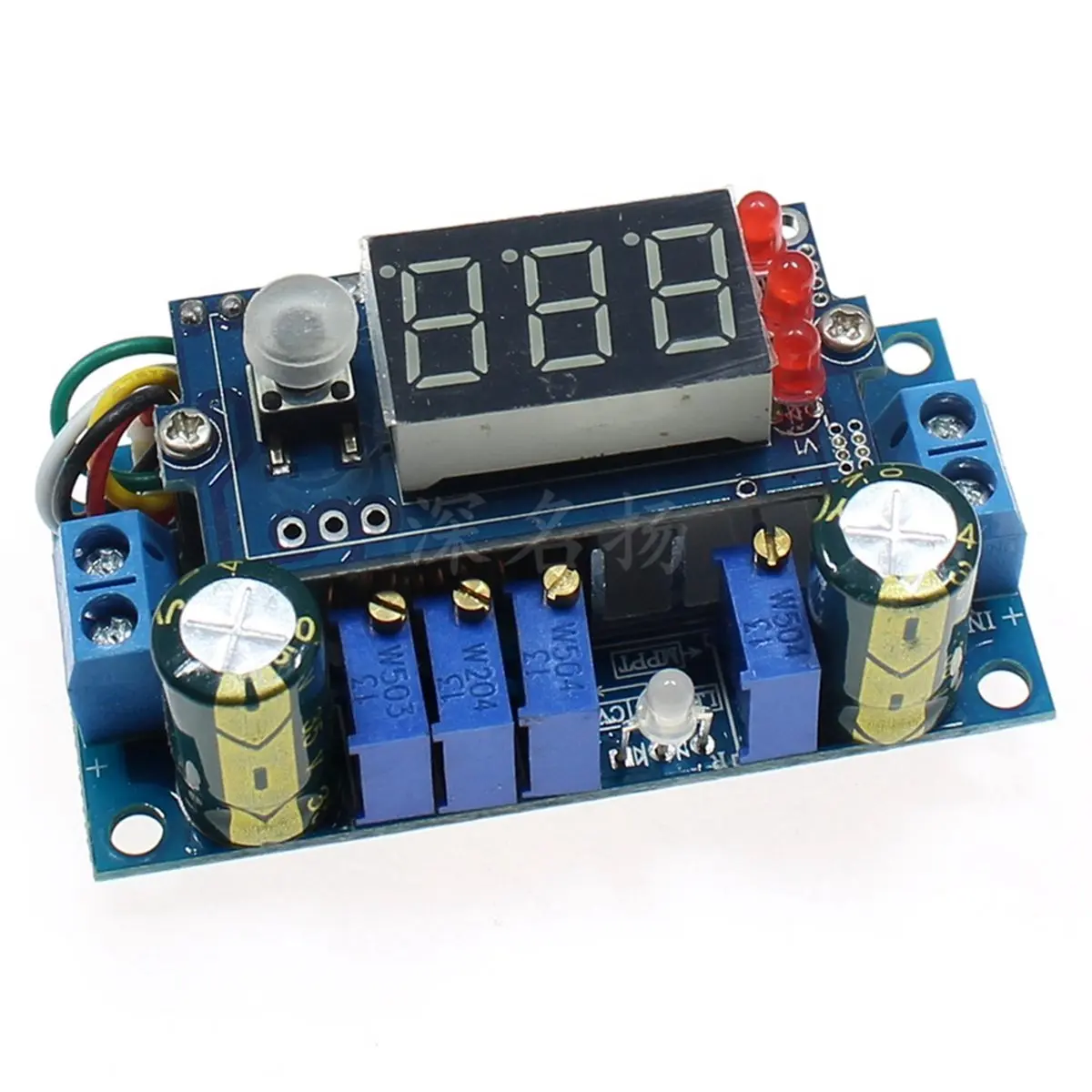 DC-DC 6-36V to 1.25-32V 5A StepDown Module CC/CV Charging Module with 3 LEDs MPPT Solar Panel Controller Regulator