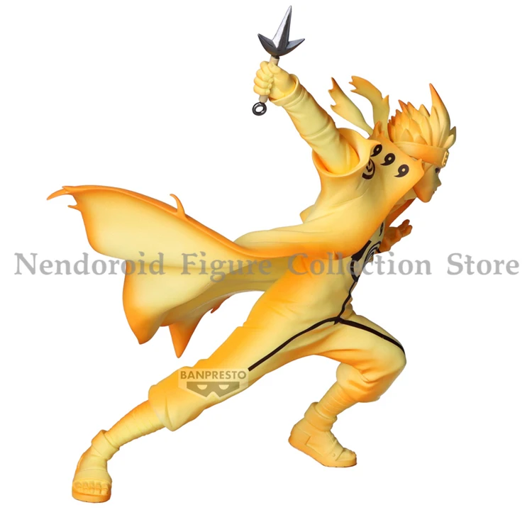 In Stock Bandai BANPRESTO Vibration Stars VS Naruto Namikaze Minato Kyuubi Anime Action Figure Toys Model Collection Ornaments
