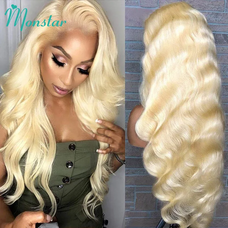 250 Density 13x4 13x6 360 Transparent HD 613 Lace Frontal Wig Honey Blonde Body Wave Lace Front Wig Lace Frontal Human Hair Wigs